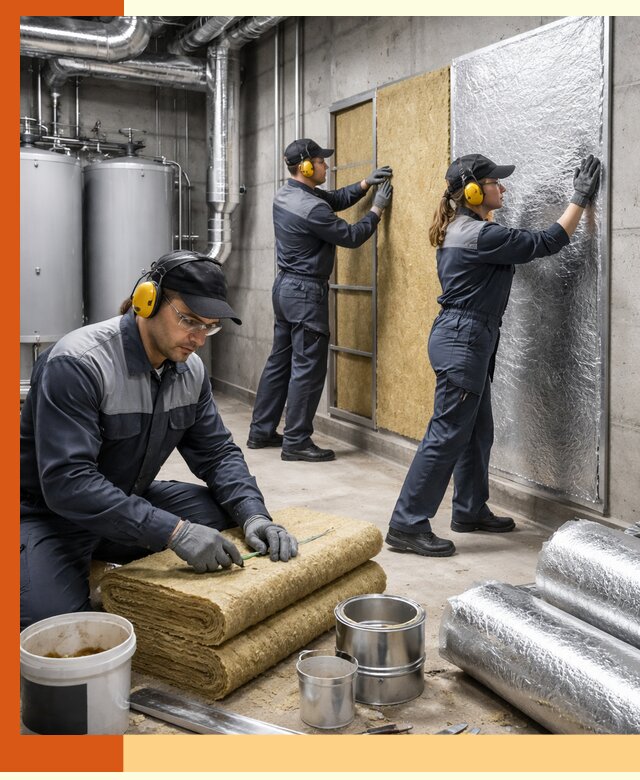 Шумоизоляция котельной в изобильном: профессиональный монтаж и материалы