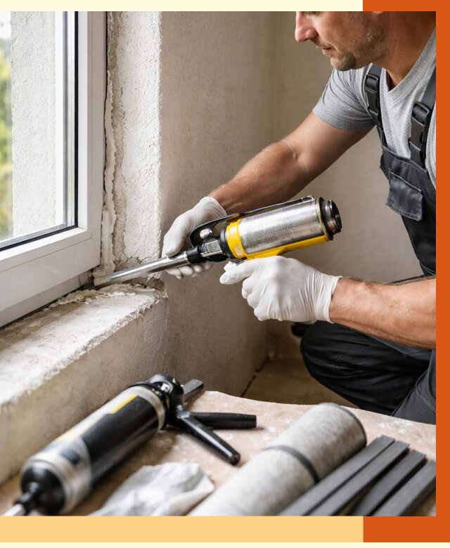 Герметизация стыков и примыканий в изобильном от 1247 руб. под ключ | ТепломастерЗбл